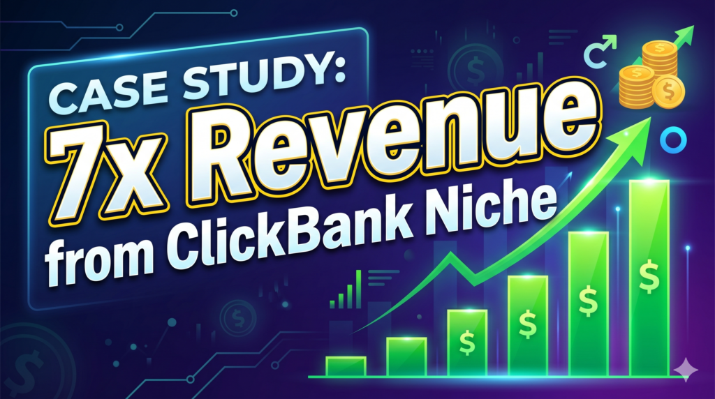 Case Study: 7x Revenue from ClickBank Niche